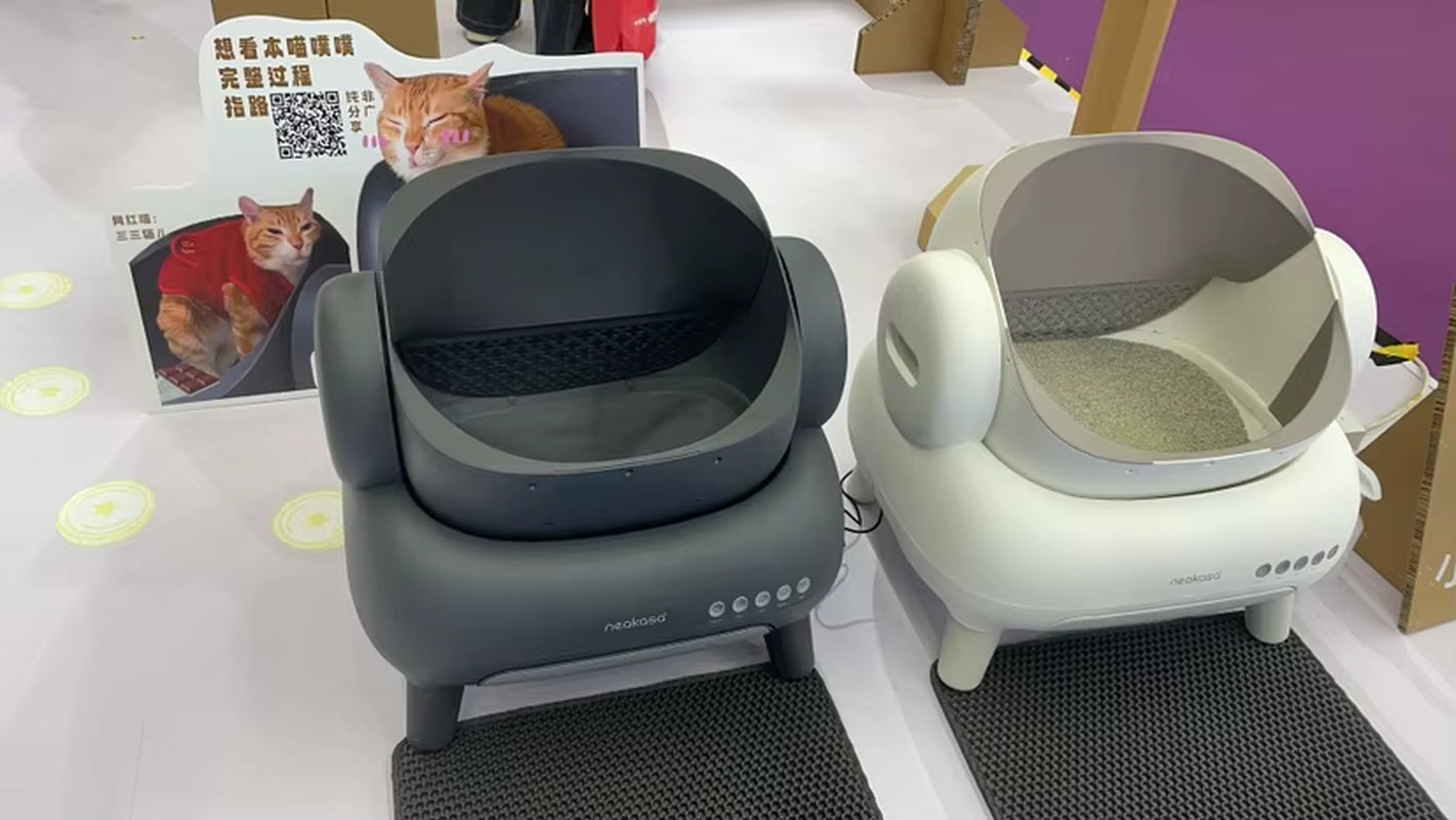 Intelligent Cat Litter Box Extra Large Fully Electric Cat Toilet Open Automatic Cleaning Scooper Cat Supplies