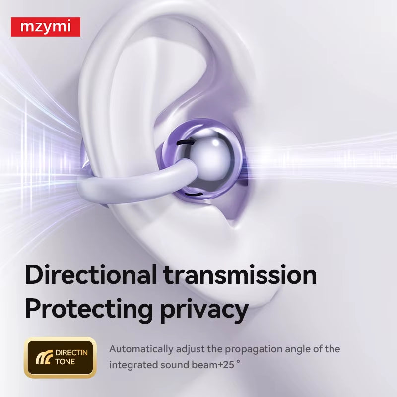 Mzymi M79/M91 Ear Clip Wireless Earphone New Open Ear Sport Bluetooth5.4 Headphone Touch Control ENC Noise Cancelling for XIAOMI