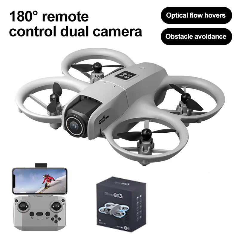 NEW Drones GT3 GPS 8K Professional HD 180° Dual Cameras 5G WIFI Brushless Motors Obstacle Avoidance FPV Foldable Quadcopter Toys