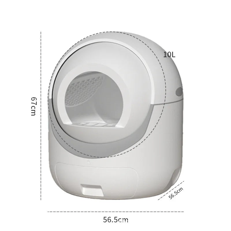 Pet Smart Cat Litter Box Large Space Anti-Splash Enclosed Cat Toilet Wifi Monitoring Automatic Cat Litter Box Cat Accessories