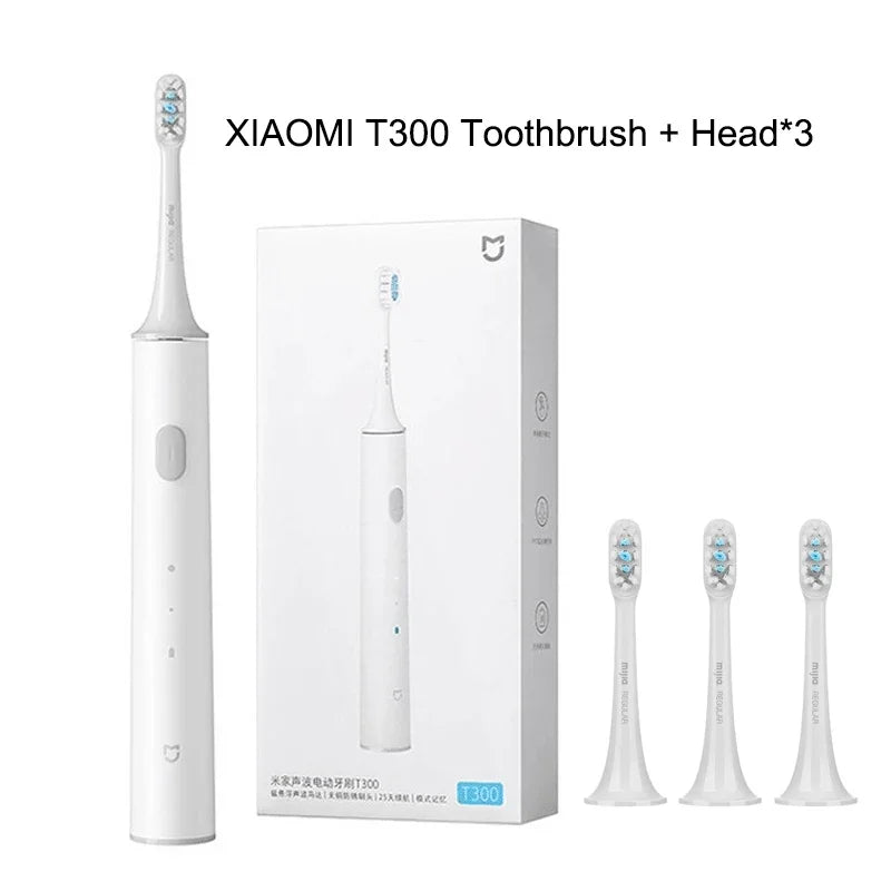 Xiaomi T300 Electric Toothbrush IPX7 Waterproof Smart Sonic Brush Ultrasonic Whitening Teeth Tooth Brush Toothbrushes