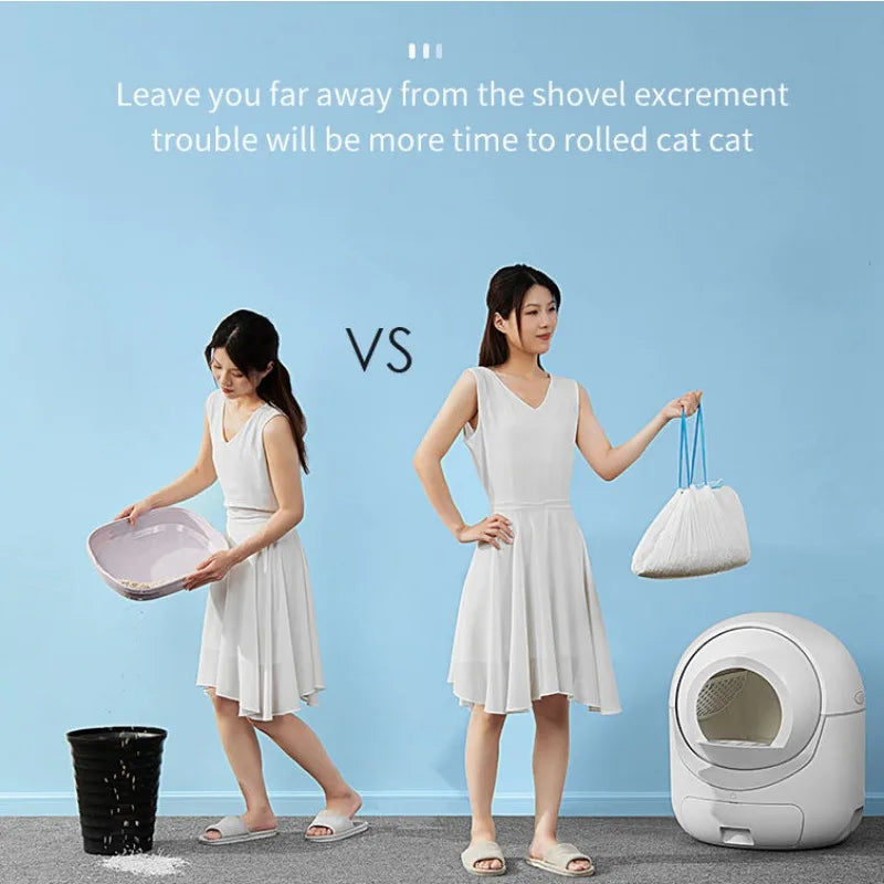 Pet Smart Cat Litter Box Large Space Anti-Splash Enclosed Cat Toilet Wifi Monitoring Automatic Cat Litter Box Cat Accessories