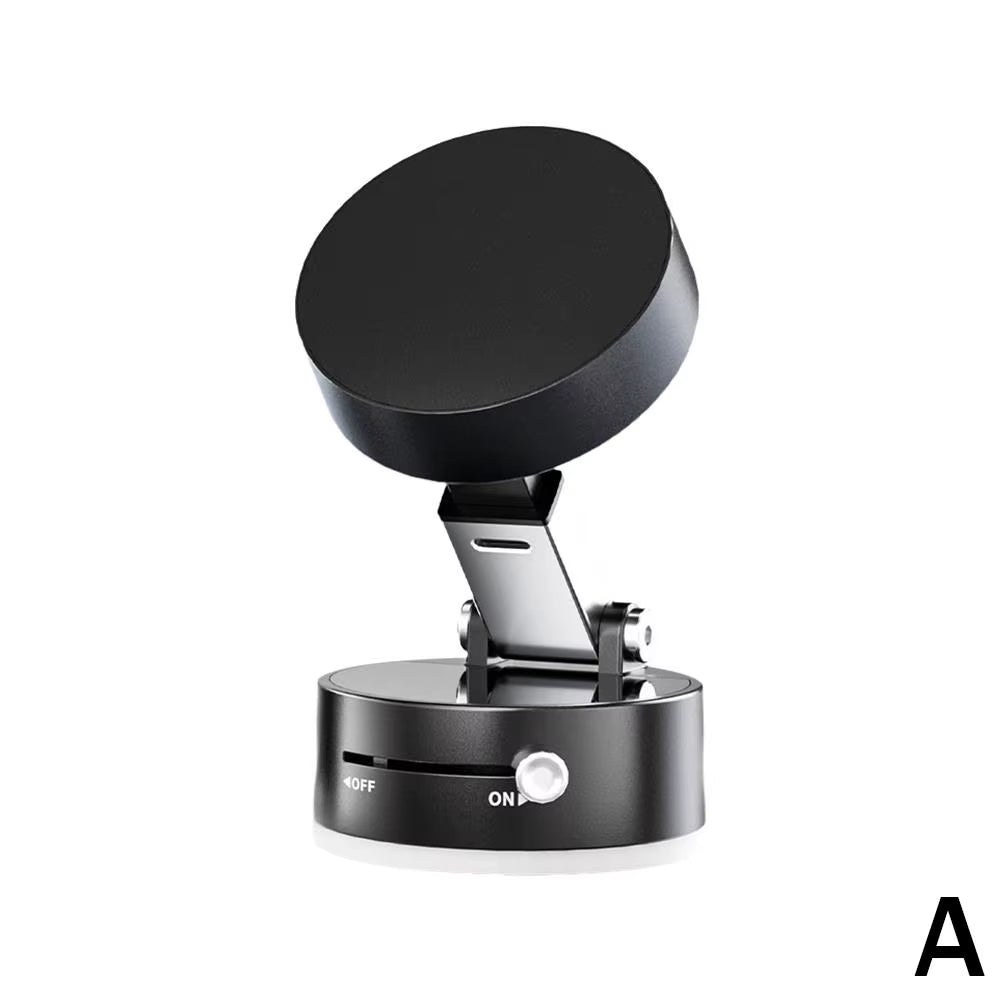 Vacuum Adsorption Magnetic Suction Cup Phone Mount Double Sided Hands-Free Magnetic Cell Phone Holder for Car/Gym/Mirror/Smoot