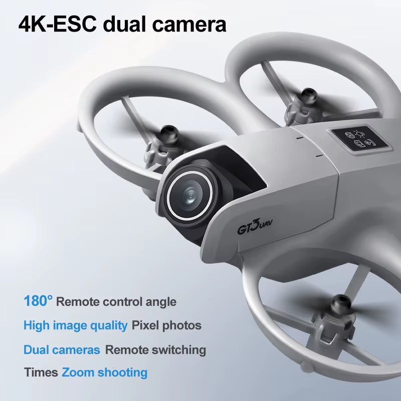 NEW Drones GT3 GPS 8K Professional HD 180° Dual Cameras 5G WIFI Brushless Motors Obstacle Avoidance FPV Foldable Quadcopter Toys