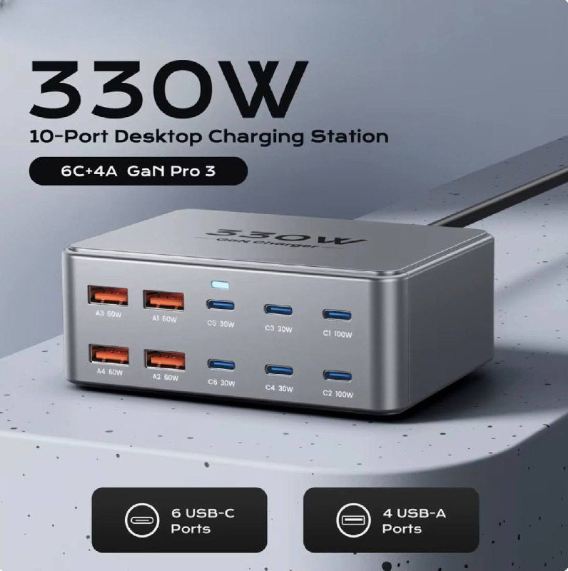 IONIXE™ Multiport Fast Charging Station Charger