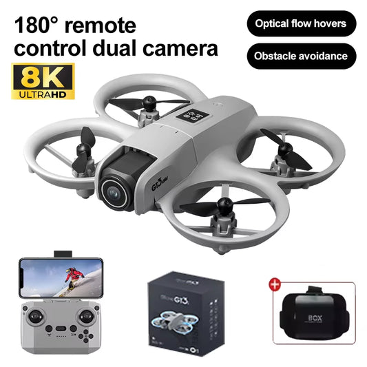 NEW Drones GT3 GPS 8K Professional HD 180° Dual Cameras 5G WIFI Brushless Motors Obstacle Avoidance FPV Foldable Quadcopter Toys