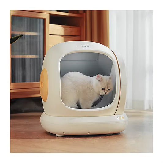 2024New Automatic Cat Toilet with APP Odor Control  Smart Cat Box Multi-Cat Recognition