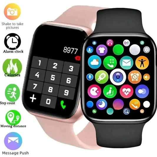 New Smart Watch 1.73 Inch Color Screen Full Touch Custom Dial Bluetooth Call Men Women Smart Watch Android IOS
